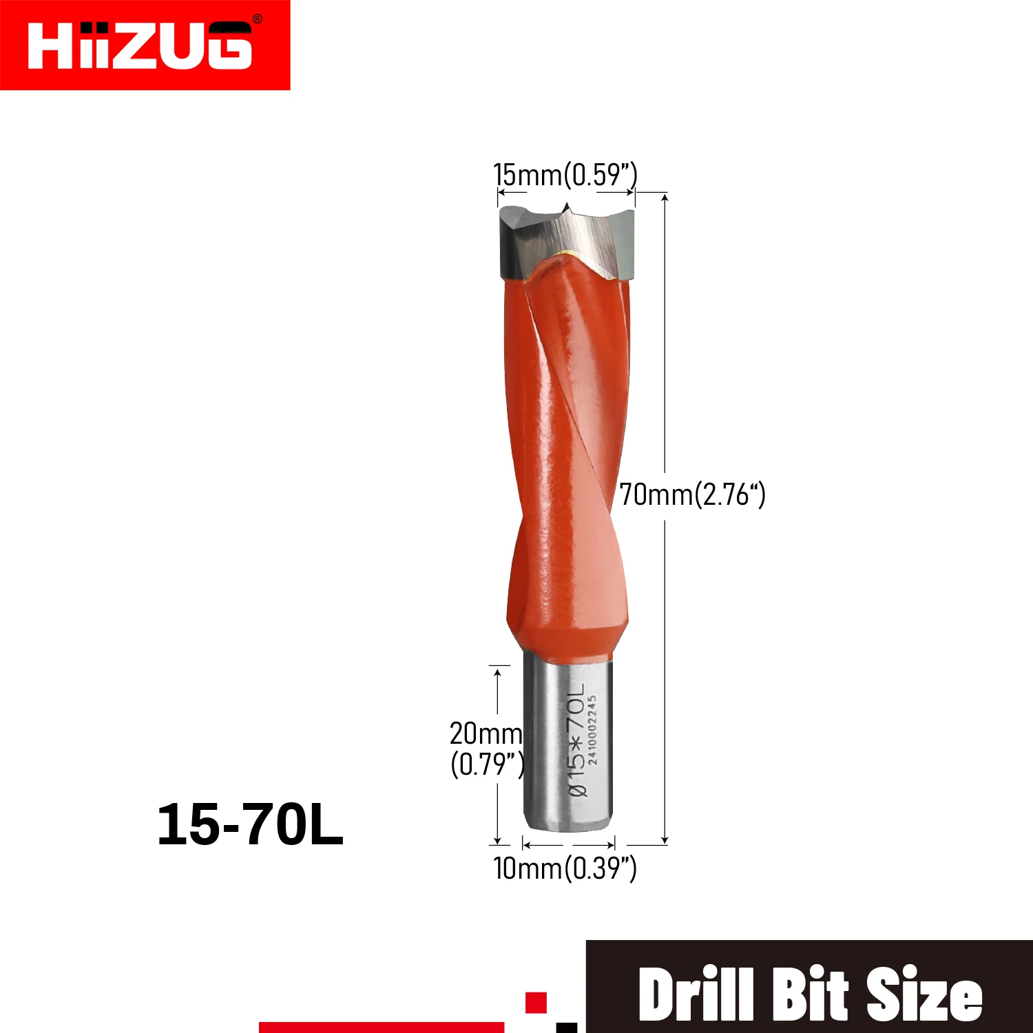 Сверла Hiizug Tool Brad Point 15x70 мм