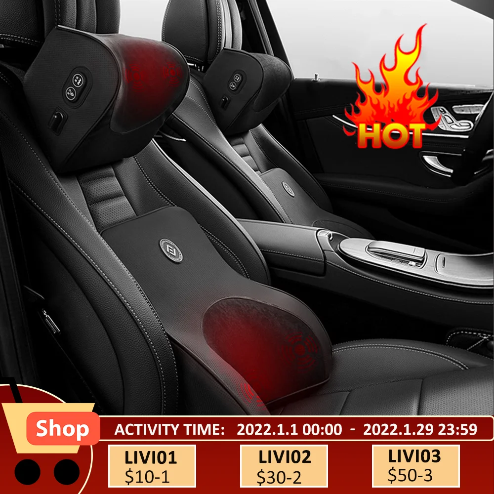 Высококачественная автомобильная Массажная подушка для поддержки талии