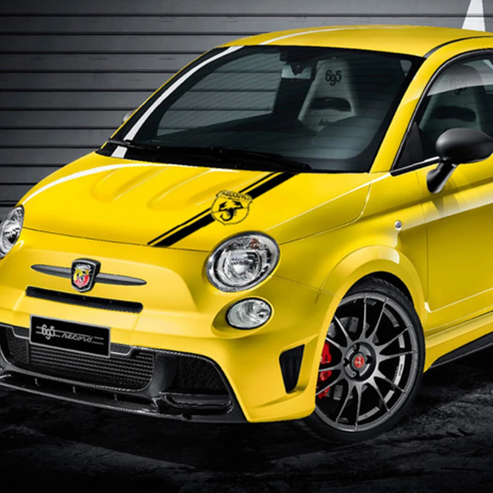 Для Fiat 500 Grande Punto Ducato Panda Tipo Abarth Автомобильная Спортивная виниловая пленка