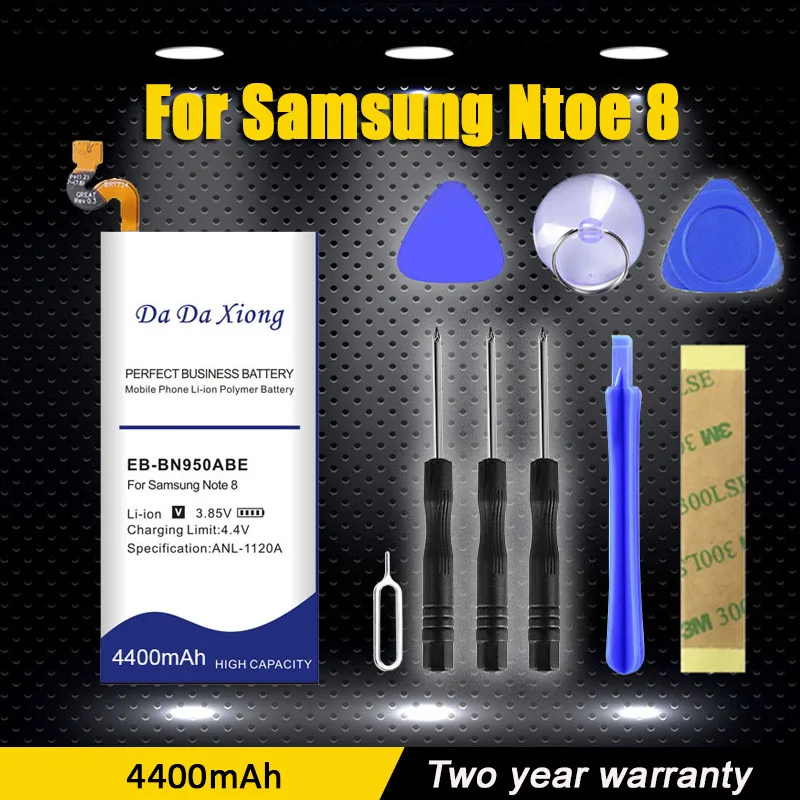 

4400mAh Battery For Samsung GALAXY Note8 Note 8 EB-BN950ABE N9500 N9508 N950D N950F N950FD N950J N950N N950U N950W Bateria