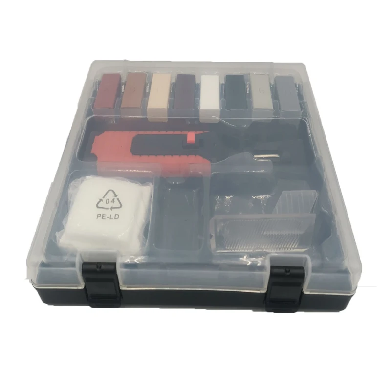 Набор для ремонта ламинированного пола набор плавления и ламината восковая