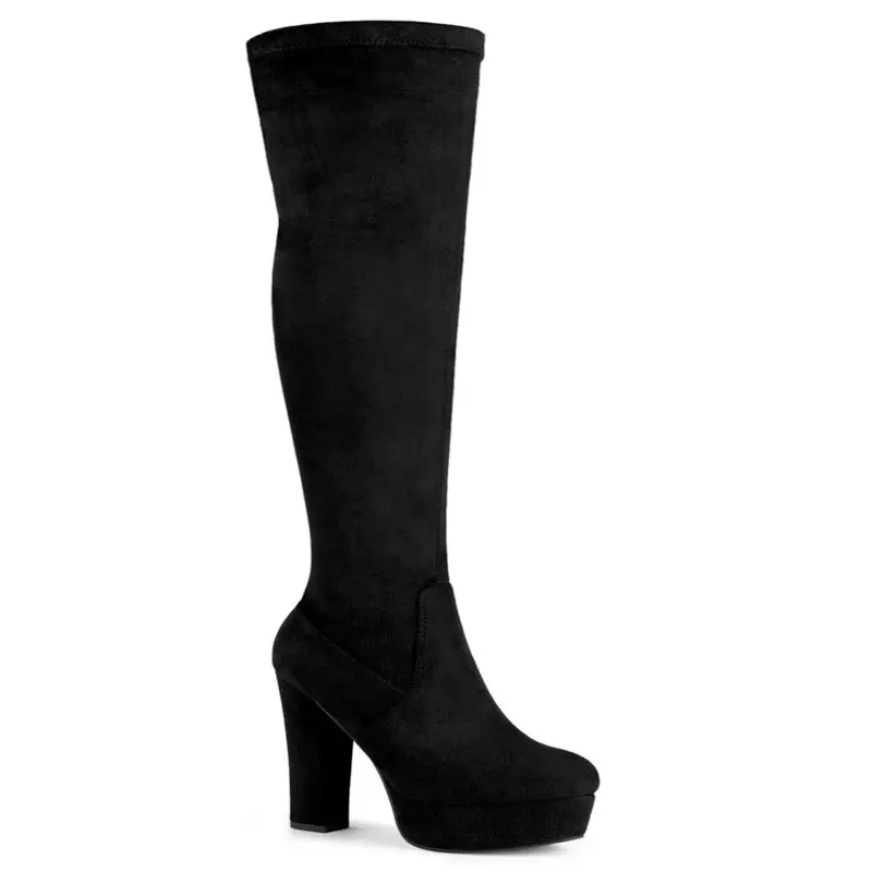 

Women's Platform Block Heel Over Knee High Boots
