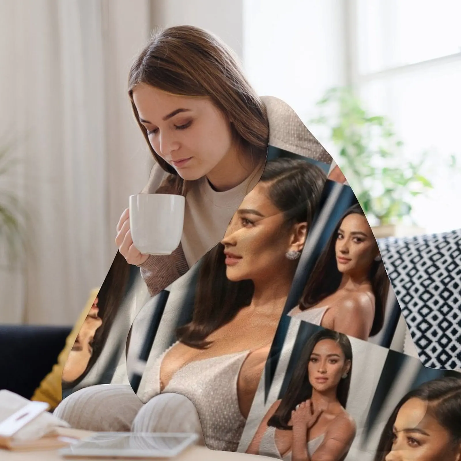 Одеяло Shay Mitchell туристическое пляжное аниме мягкие плюшевые плед-одеяла