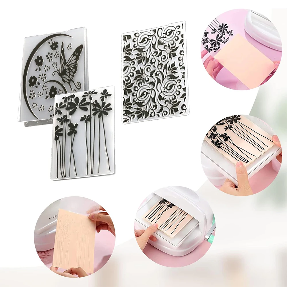 15-стильная Пластиковая Папка Для Тиснения Сделай Сам Художественные Поделки