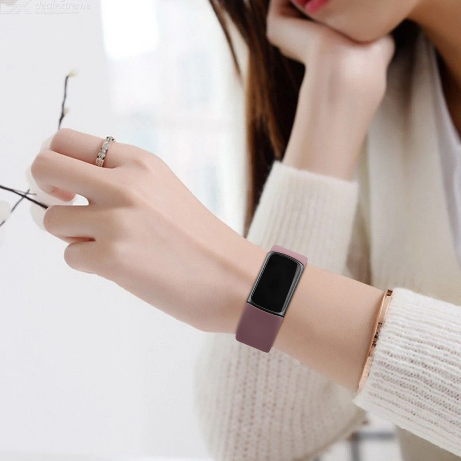 Мягкий силиконовый ремешок для Fitbit Charge 6 5 Band водонепроницаемые спортивные