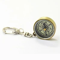 1 pc survival compass mini compass camping compass keychain outdoor camping tool compass also camping accessories