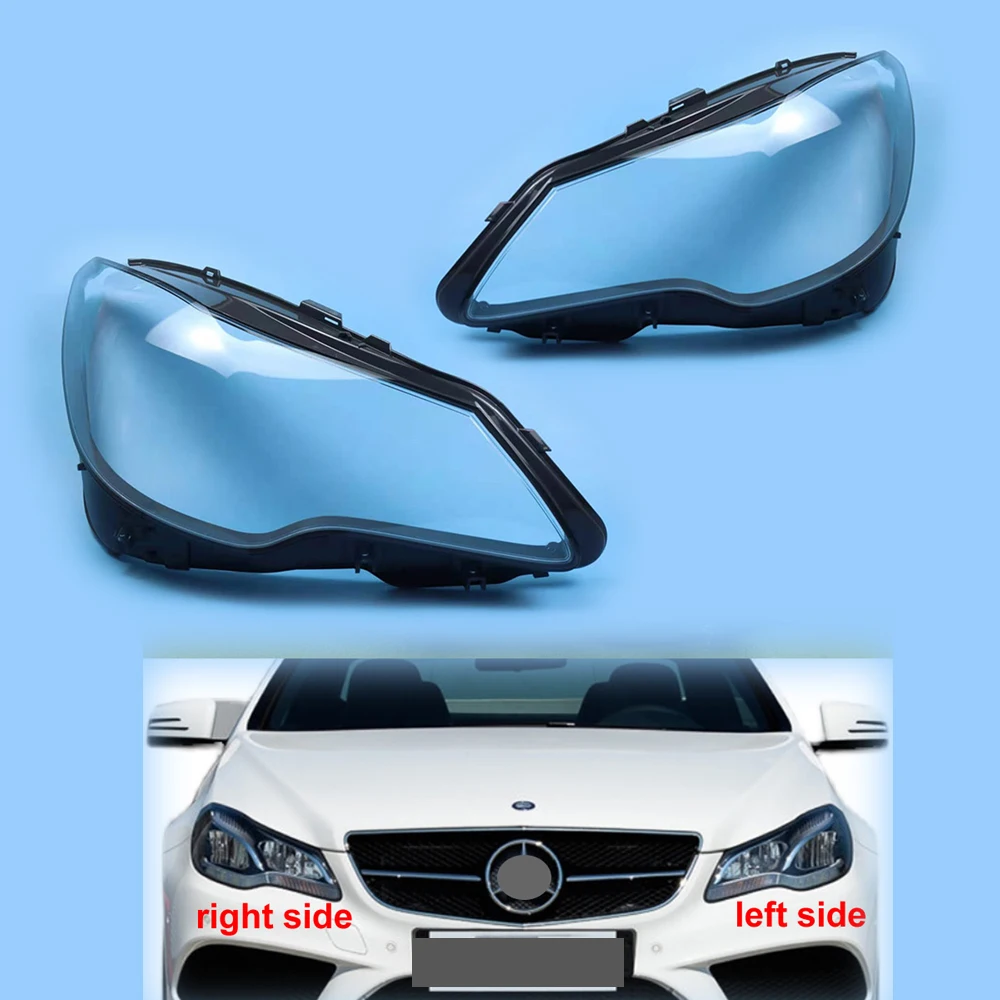 

Pair Car Headlight Cover Headlamp Lampshade Lens Shell E200 E260 E300 E350 E500 For Benz E-class Coupe W207 2013-2016