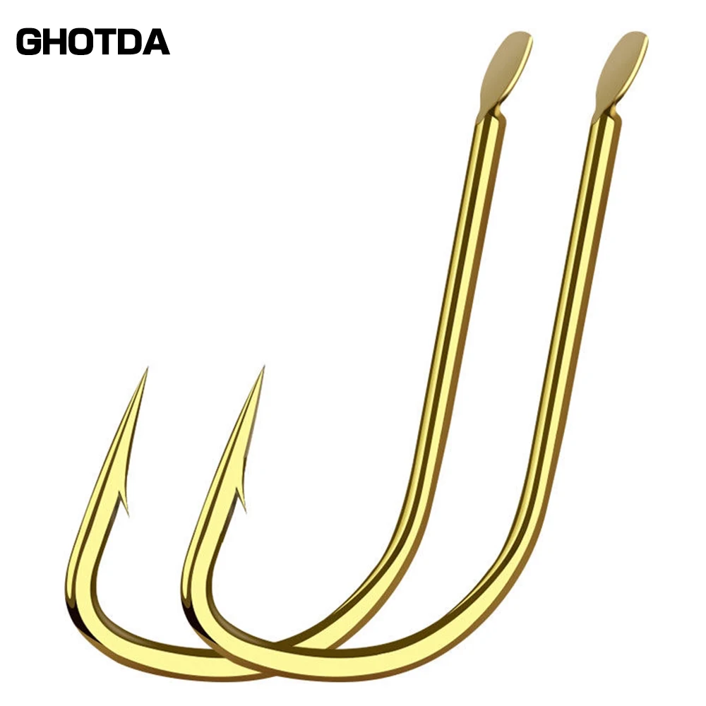 

100 шт., рыболовные крючки из высокоуглеродистой стали, 3-12 #