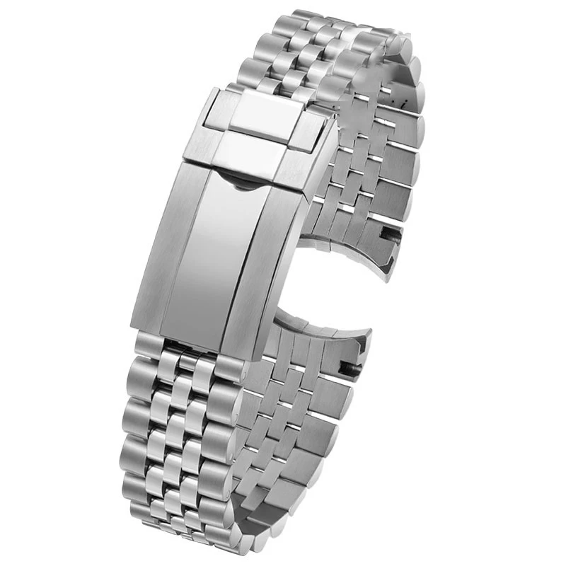 20mm Watch Accessory Stainless Steel Strap Uitable For Rolex Steel Watch Band Daytona Green Blackwater Ghost Submariner Strap