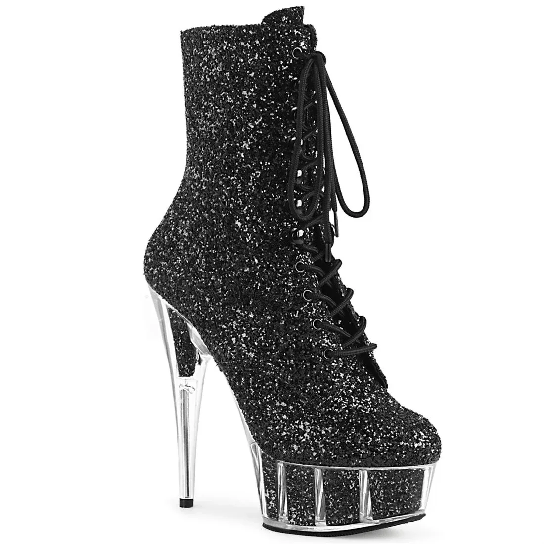 New Fashion Sexy Knight Female 8 Inch High Heel Platform Ankle Boots for Women Autumn Winter Shoes 15cm Black Pole Dancing Boots