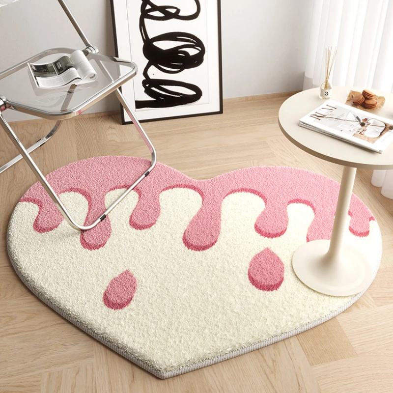 

Carpet for Living Room Cute Cartoon Soft Home Decoration Cloakroom Bedroom Plush Mat Large Area IG Non-slip Fluffy Rug ковер 러그