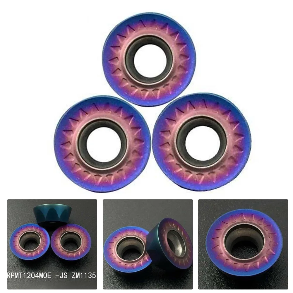 

Milling Cutter Carbide Insert 10pcs Accessories Fitings Lathe Tools RPMT1204MOE-JS ZM1135 Replacement Factory 2022