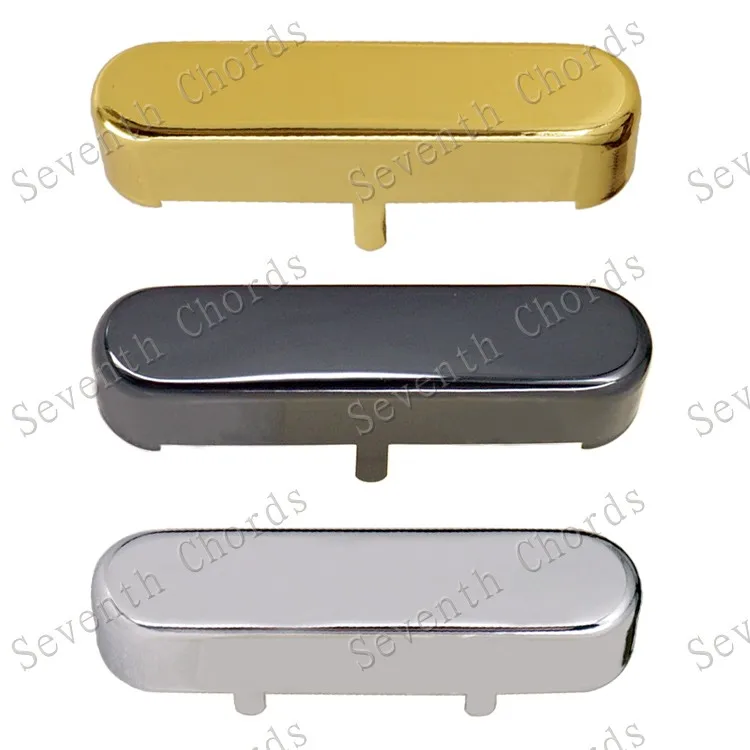 

2 Pcs Metal Brass TL Neck Pickup Covers/Lid/Shell/Top For Electric Guitar Chrome Black Gold for Choose