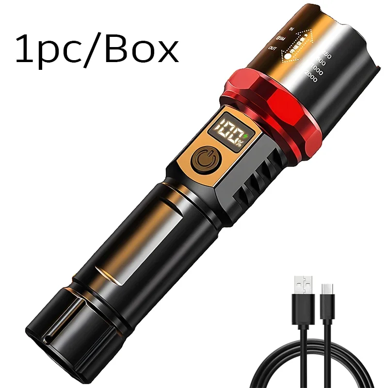 

KDULIT тактический фонарь 100000 люмен