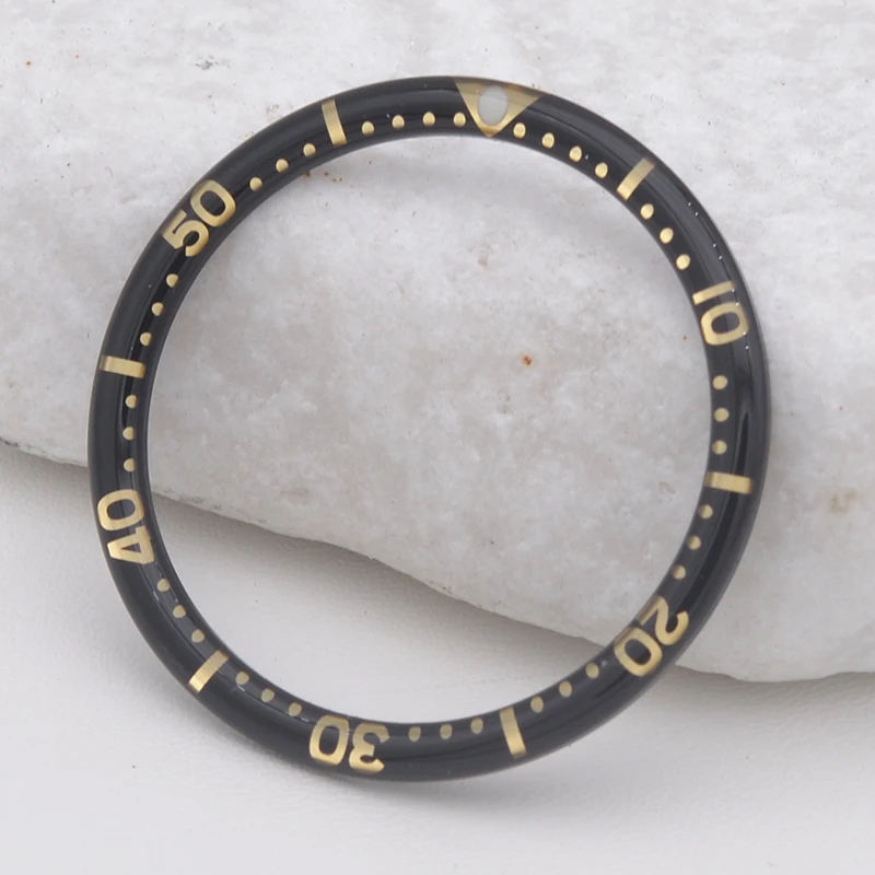 38 мм резиновая алюминиевая рамка для часов вставное кольцо подходит SKX007 SKX009
