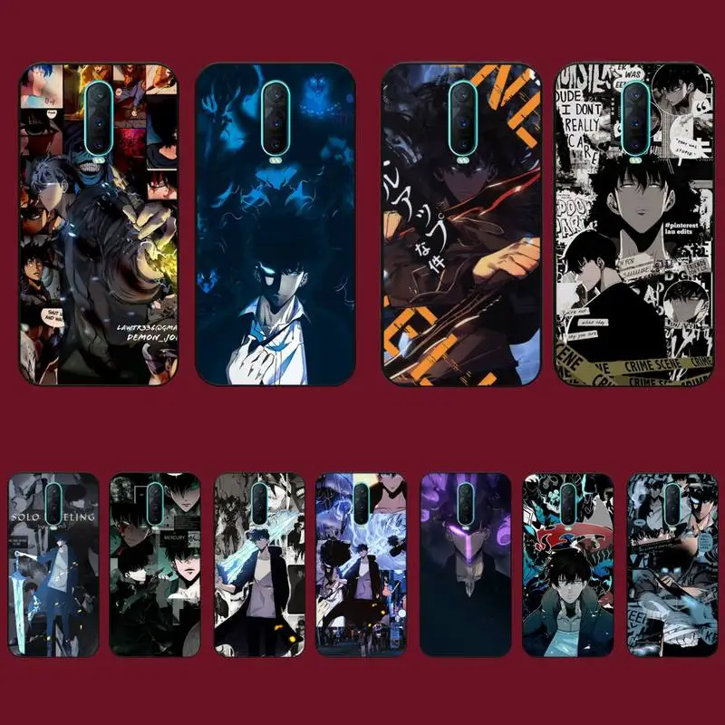 

Anime Solo Leveling Comics Phone Case for Vivo Y91C Y11 17 19 17 67 81 Oppo A9 2020 Realme c3