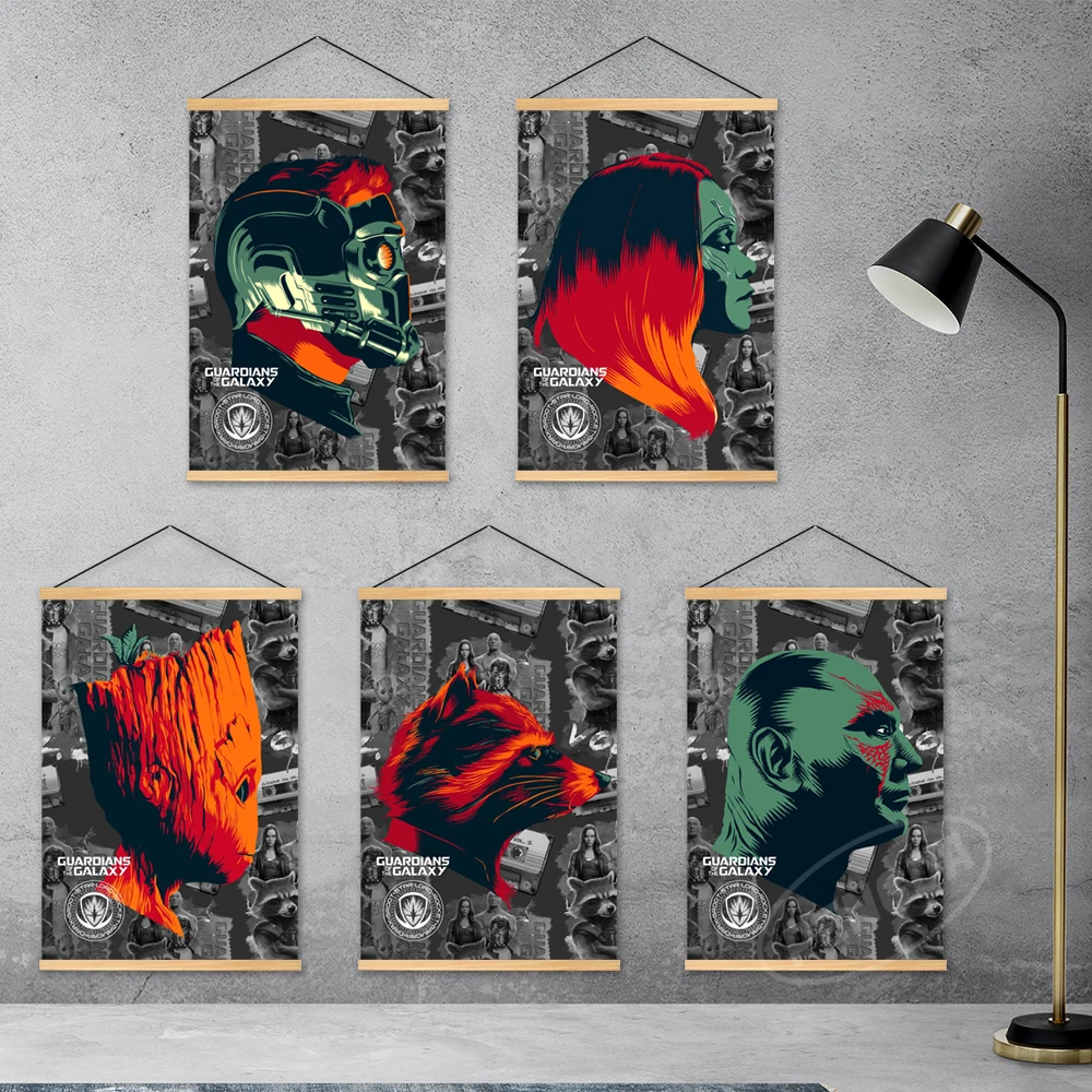 Настенное искусство картины стражи Галактики настенный плакат гамора