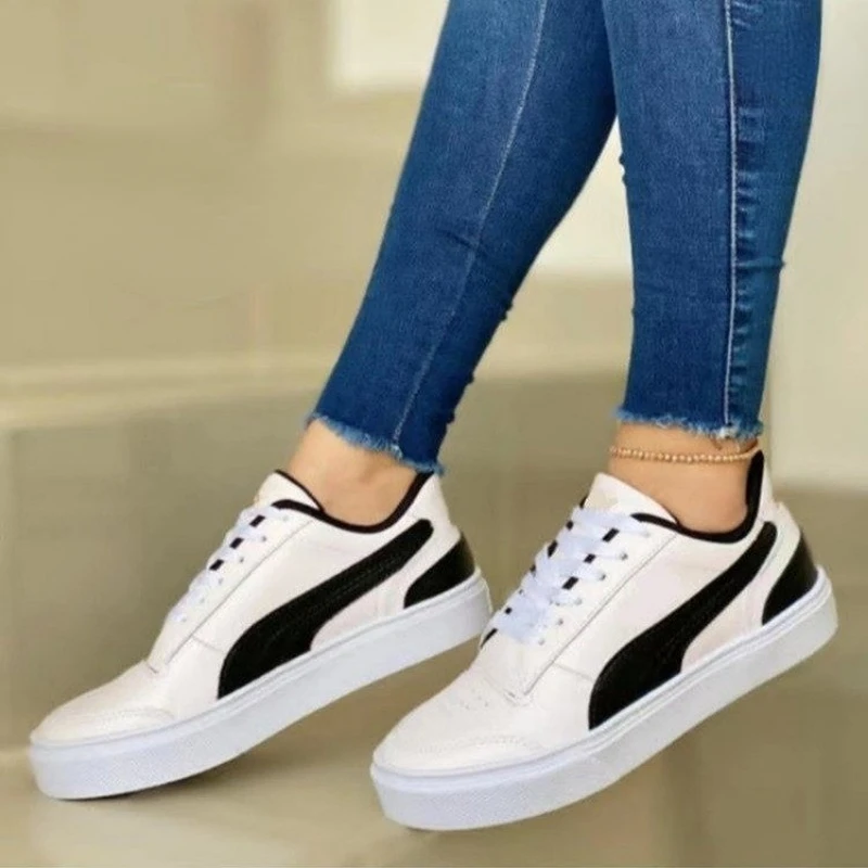 

Женские кроссовки на шнуровке, на платформе, повседневные весенние кроссовки для бега, 2023