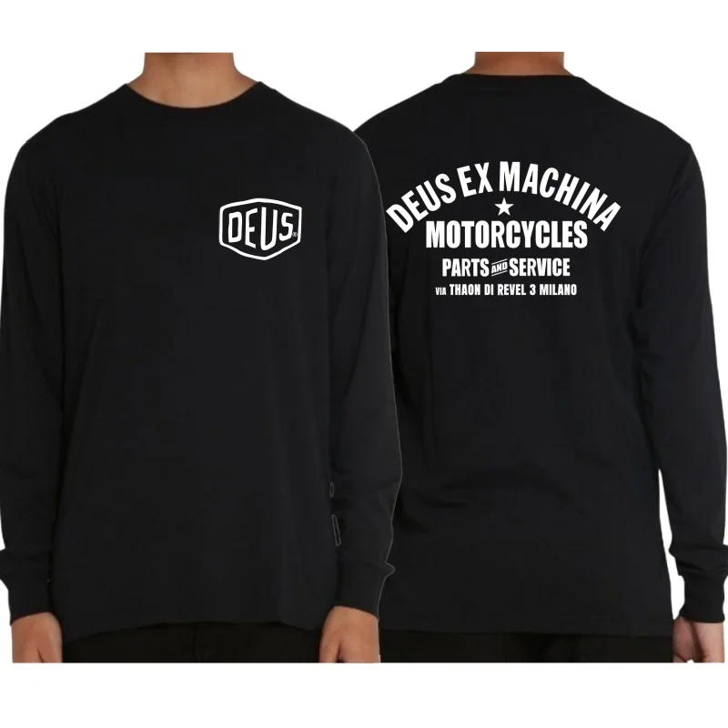 Хлопковая футболка с длинным рукавом круглым вырезом и буквенным принтом