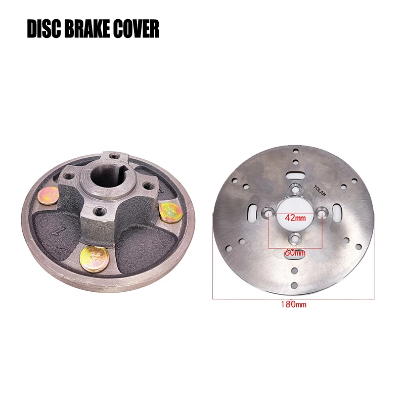 

Electric Tricycle Type130 Disc Brake Pot Brake Drum Rear Axle Brake Hub Brake Cover Suitable for 6205 6206 Bearing