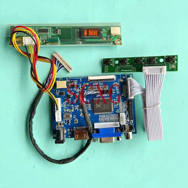 

LCD Monitor Matrix Drive Controller Board Fit LTN141XF LTN141XJ 20 Pin LVDS 1CCFL 14.1" DIY Kit 1024*768 HDMI-Compatible AV VGA