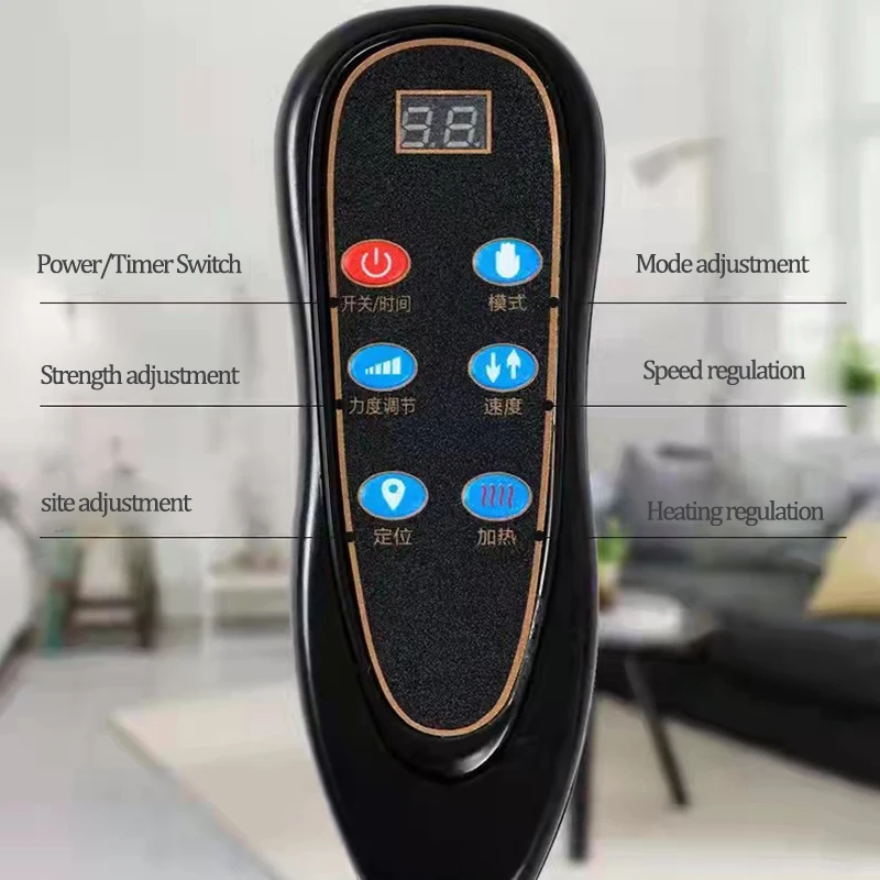 Электрический массажер для спины подушка кресла вибратор портативный дома