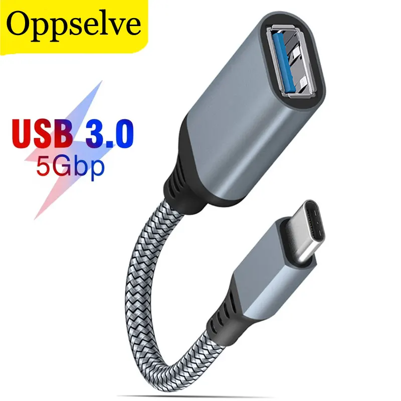 Кабель-адаптер OTG Type C с USB на 3 0 адаптер соединитель для клавиатуры Xiaomi Samsung