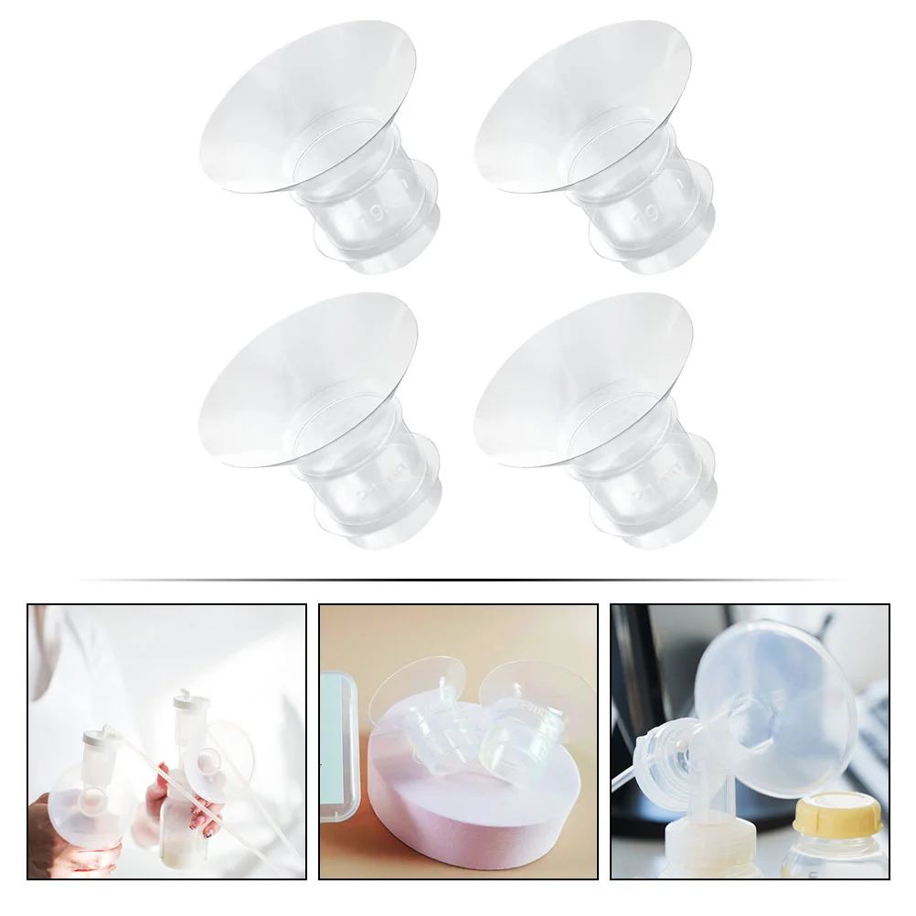 4 Pcs Useful Great Excellent Cozy Mom Cozy Breast Pumps Silicone Cozy Mom Cozy Breast Pumps for Wearable Breast Electric Breast enlarge