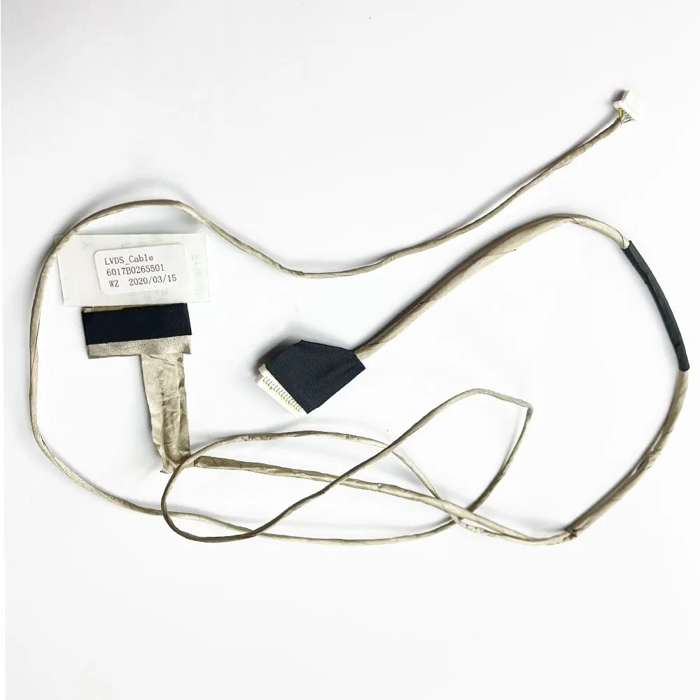Кабель для видеоэкрана для ноутбука Toshiba Satellite C650 C655 C655D, ЖК-дисплей, светодиодная лента, гибкий кабель камеры 6017B0265501