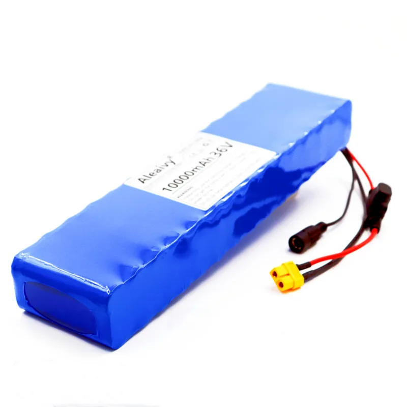 

Aleaivy 36V 10Ah 10S3P 36V Battery 600W 42V 18650 Battery Pack for Xiaomi M365 Pro Ebike Bicycle Scooter Inside with 20A BMS