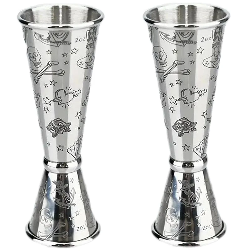 Металлический коктейльный джиггер