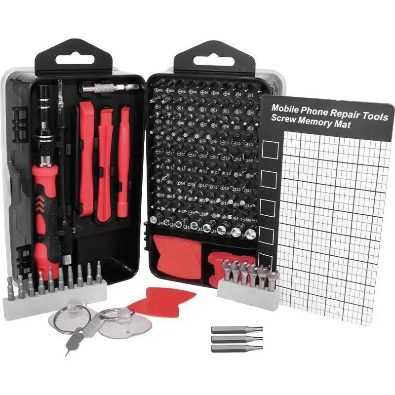 

Качественный набор для компьютера 138 ремонт шуруповерта точный ударный Магнитный 1 отвертка маленькая отвертка Стандартный комплект