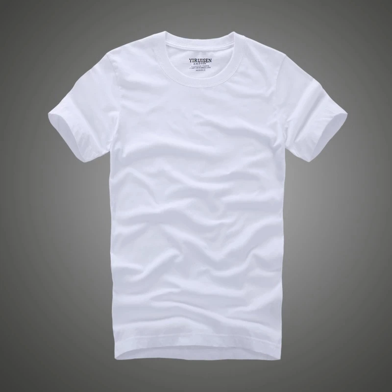

B6300 cotton solid t-shirt men short sleeve camiseta