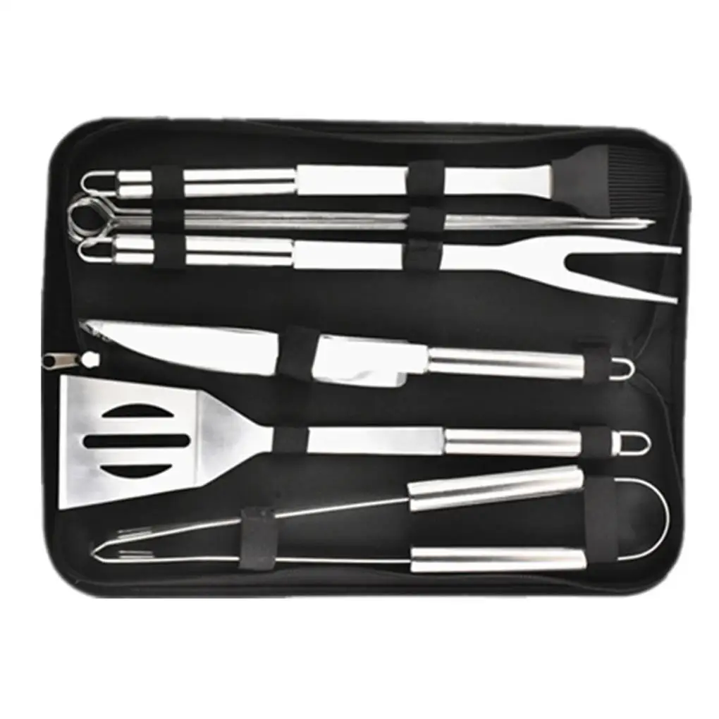 

Stainless Steel BBQ Tools Set 3 5 7 9 16 18 20Pcs Barbecue Grilling Utensil for Outdoor Camping Cooking Tools Kit BBQ Utensils