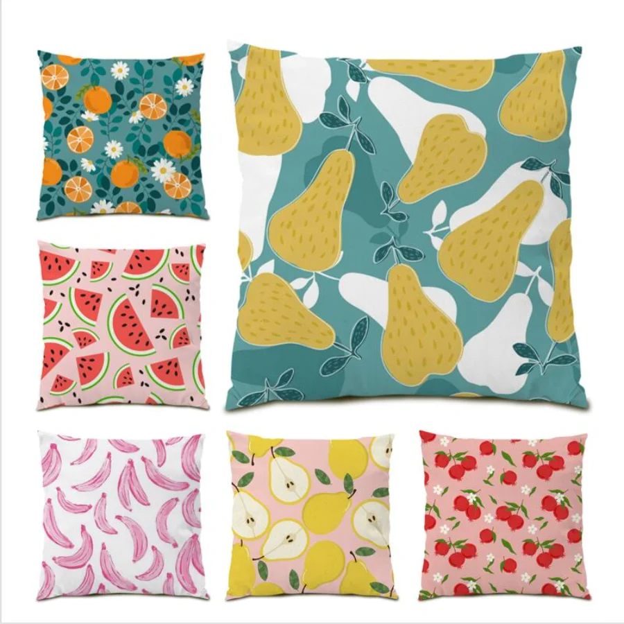 

Pillow Cover Decoration Home Velvet Cushion Cover 45x45 Polyester Linen Living Room Throw Pillow Covers Gift Bed Sofa E0563