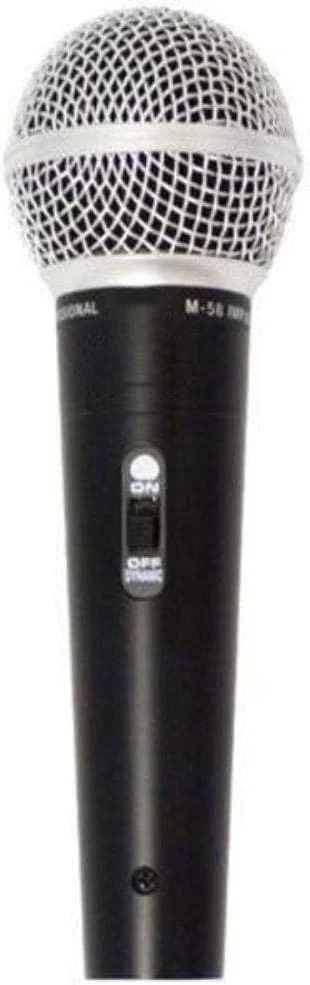 

NEW de 3 M Fantastic M-58 Black Metal Dynamic Microphone with 3M Cable for Professional Use.