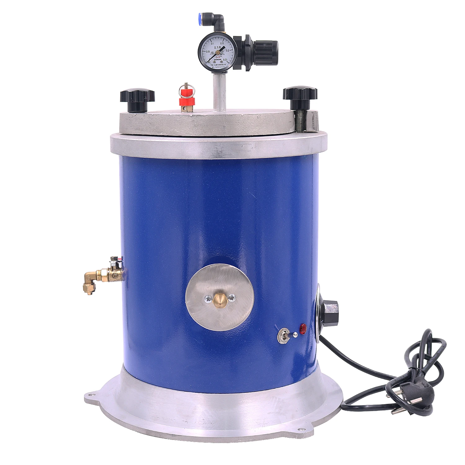 PHYHOO Double Nozzle Wax Casting Machine 5.5LB Tank Wax Injection for Jewelry Tools & Equipments