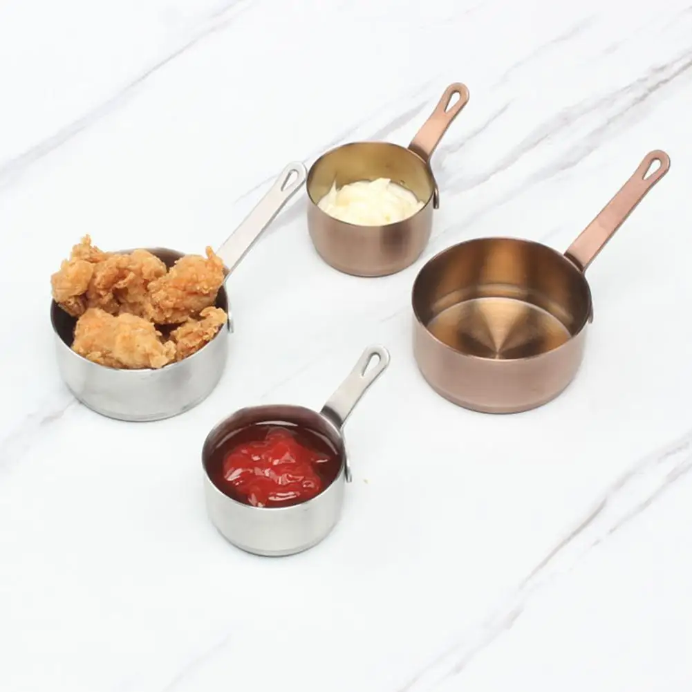 

Термостойкие кастрюли из нержавеющей стали с антипригарным покрытием, посуда, нагревательный горшок, мини-кастрюля для молока, кастрюля дл...