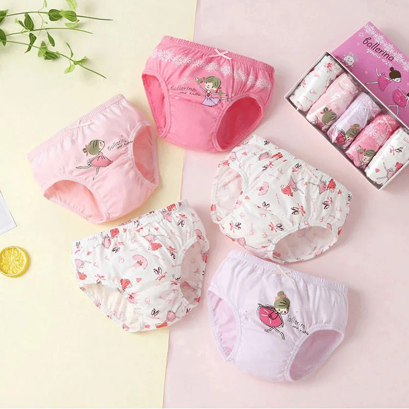 Трусы для девочек детские шорты с рисунком из мультфильма хлопковые трусы