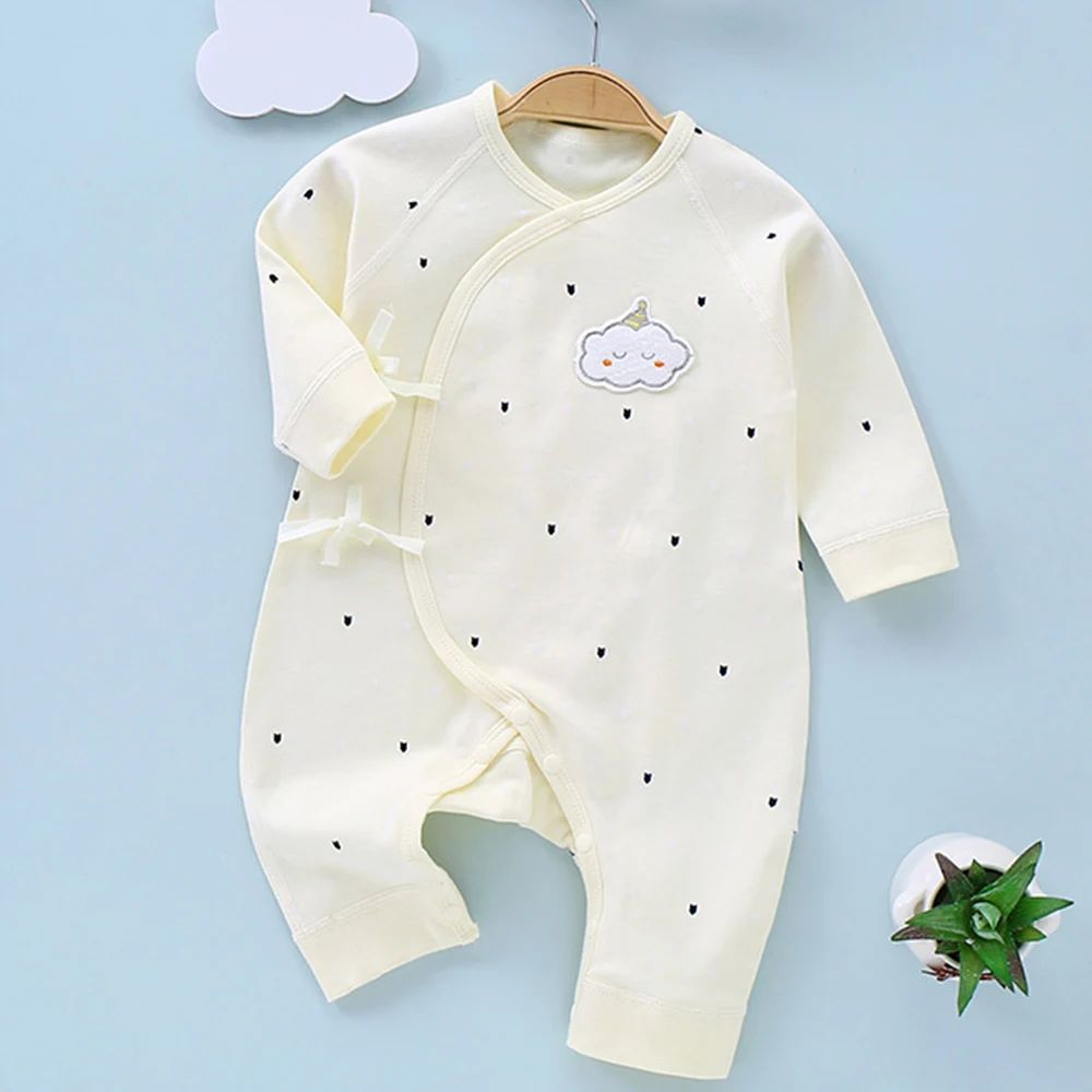 

Baby Boy Romper Long Sleeve Cotton Spring Autumn Newborn Onesies 0-6 Months Hospital Girl Clothes