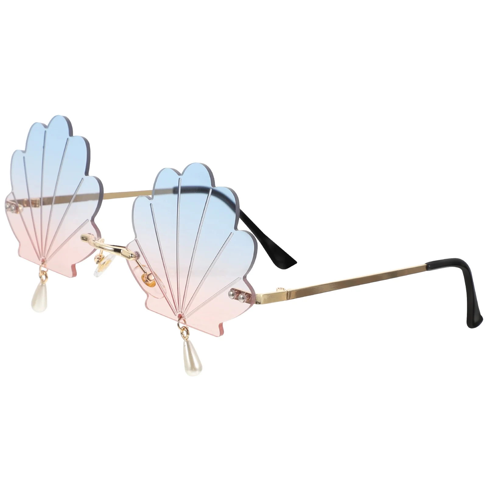

Seashell Sunglasses Personalized Fun Sunglasses Girls Women Rimless Eyeglasses