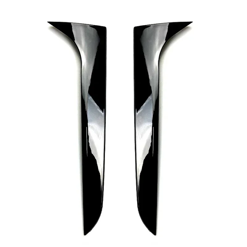 Новый! 2 шт. глянцевый черный автомобильный спойлер на заднее окно боковой Canards