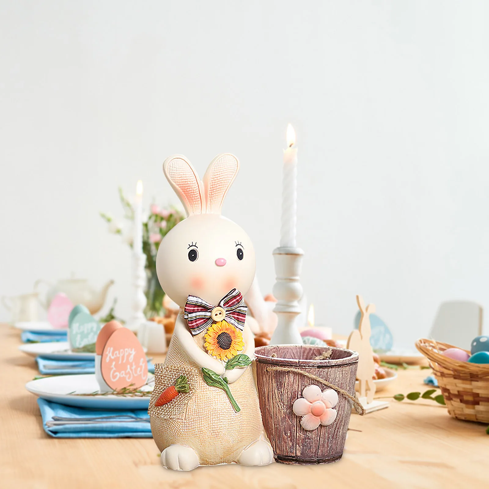 

Милый мультяшный идиллический Кролик Задняя Корзина держатель для ручек креативный модный подарок для студентов украшение для офисного ст...