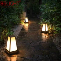 86light outdoor modern solar lawn lamp led portable lighting waterproof ip65 decorative for garden free shipping