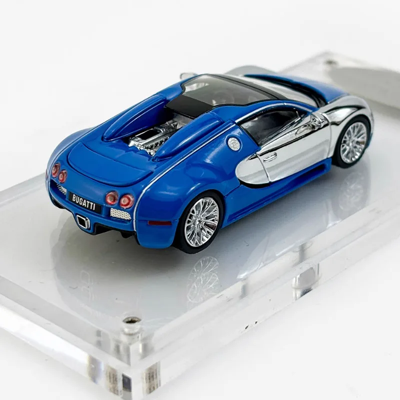 Литая под давлением масштаб 1:64 Bugatti Veyron дуплексная цветная копия модель
