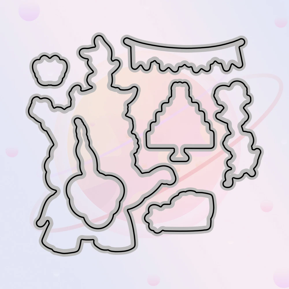 Декоративные штампы с животными для вечерние прозрачный штамп искусственные