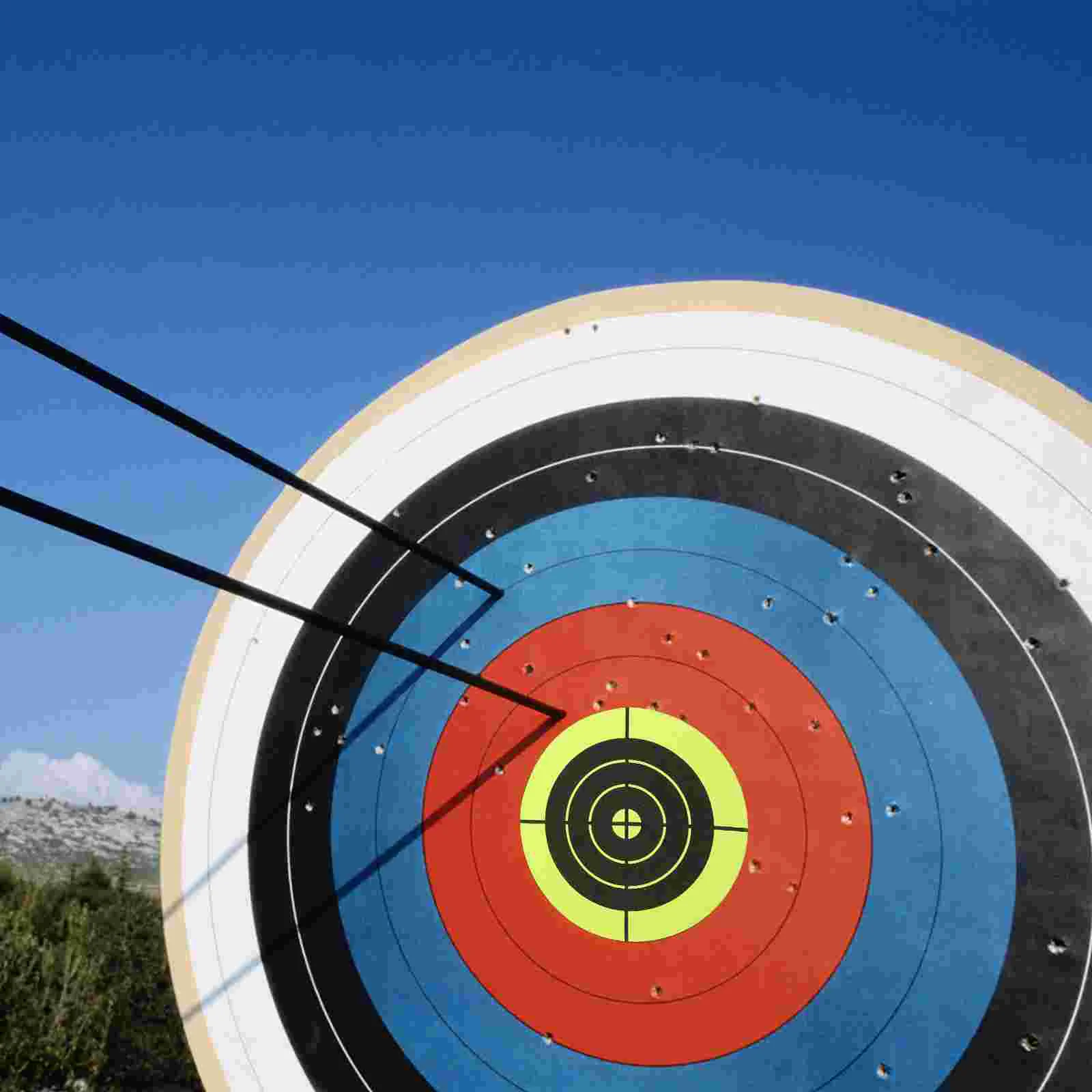 

1 Roll Sports Target Spot Adhesive Target Labels Fluorescent Target Sticker Adhesive Target Stickers Sports-and-entertainment