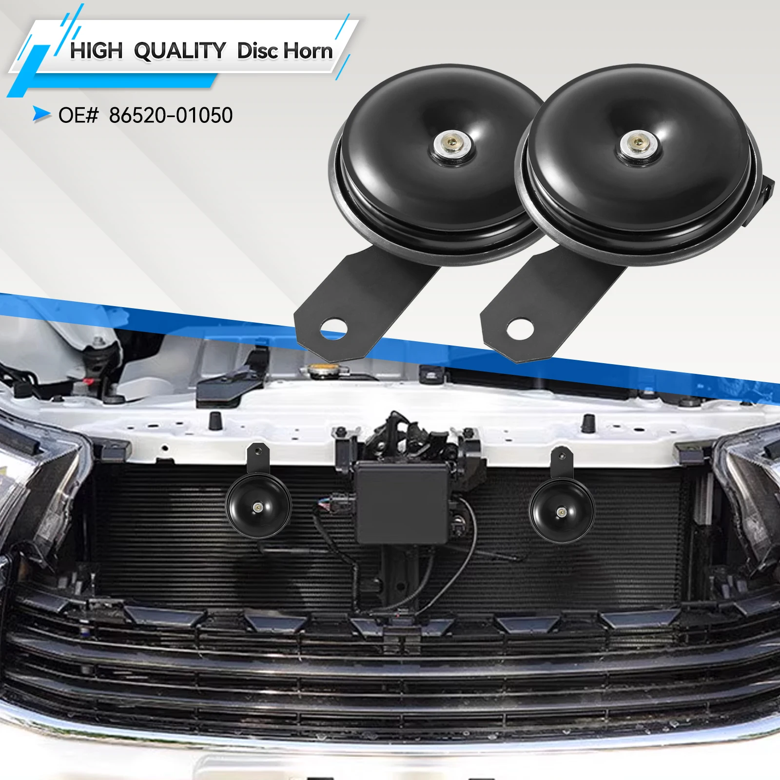 Автомобильный мотоциклетный звуковой диск комплект из 2 предметов для Toyota Camry Yaris