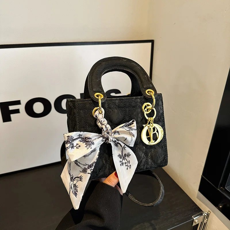 Сумка-ведро для рук стареющий модный универсальный шелковый шарф подвесная