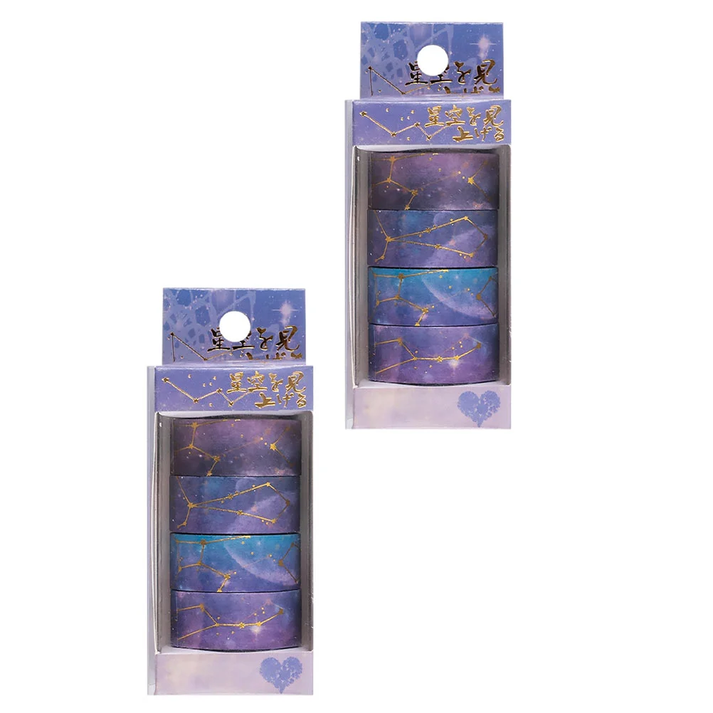

2 Boxes Cartoon Washi Tapes Party Favors Crafting Tapes Supplies Adhesive Tapes